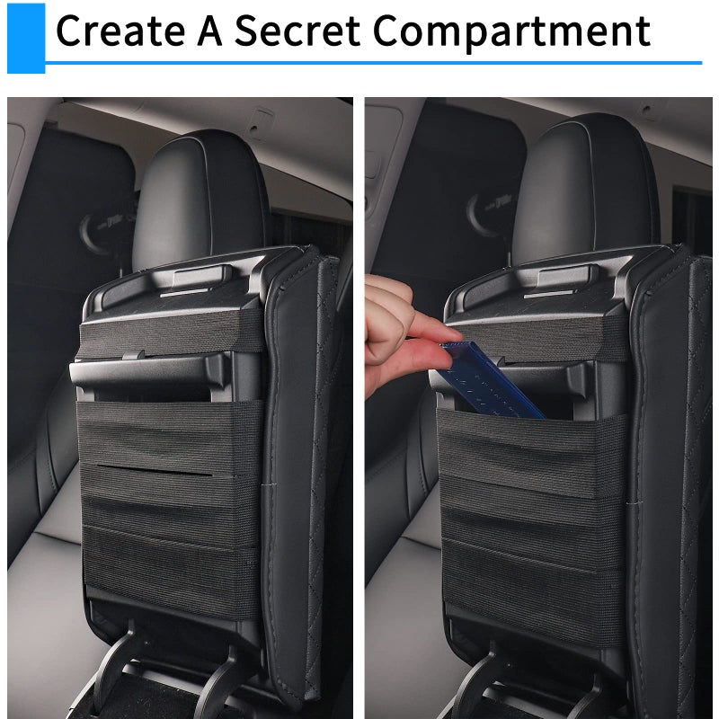 Carwiner Center Console Cover for Tesla Model 3 Model Y  PU Leather Armrest Box Cushion Protector Accessories - Image 5